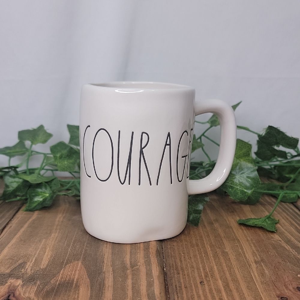 Rae Dunn. Courage Mug. Like New